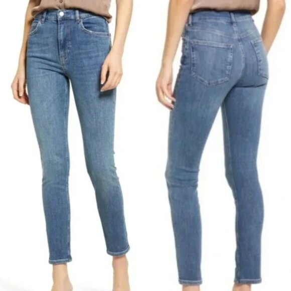 BRAND NEW Reformation Harper High Rise Skinny Jeans Destin Wash size 24 - Picture 6 of 6